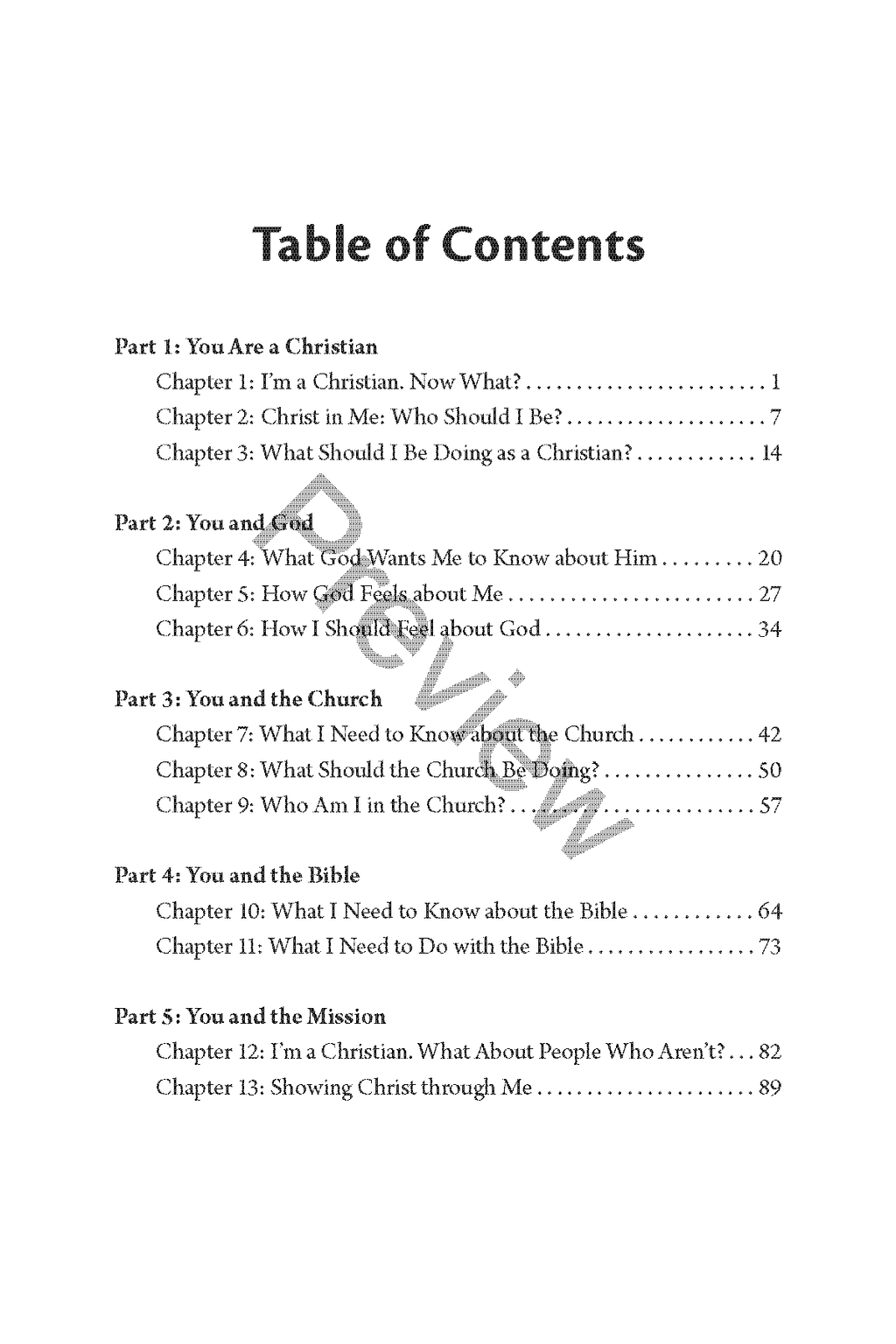 The Discipleship Starter Guide